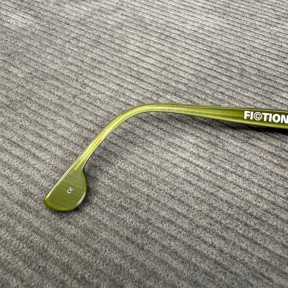 Fiction by l.a.Eyeworks Biz 049-049 Cat Eye Y2k Glasses Frames Green Purple 0907